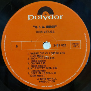 John Mayall - U.S.A. Union