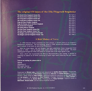 Ella Fitzgerald - The Best Of The Song Books (CD) -