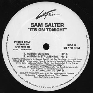 Sam Salter - It's On Tonight - 1997