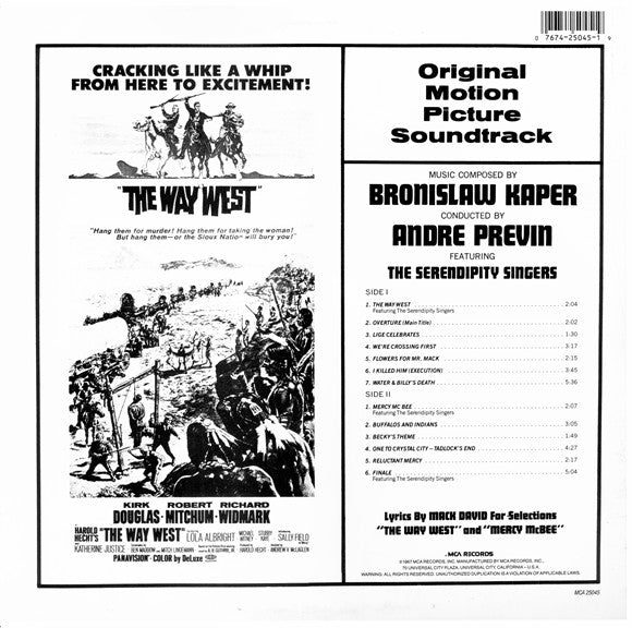 Bronislaw Kaper - The Way West (Original Motion Picture Soundtrack)