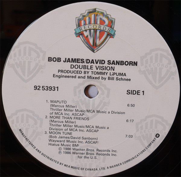 Bob James / David Sanborn - Double Vision - 1986