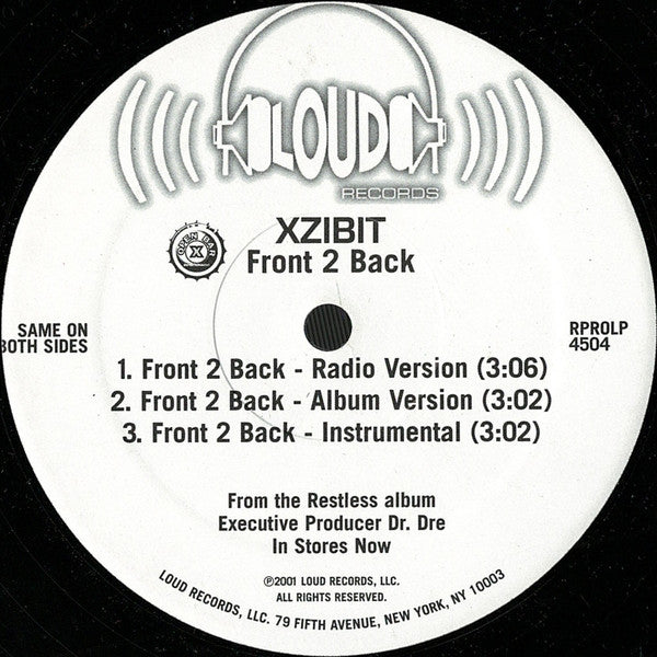 Xzibit - Front 2 Back - 2001