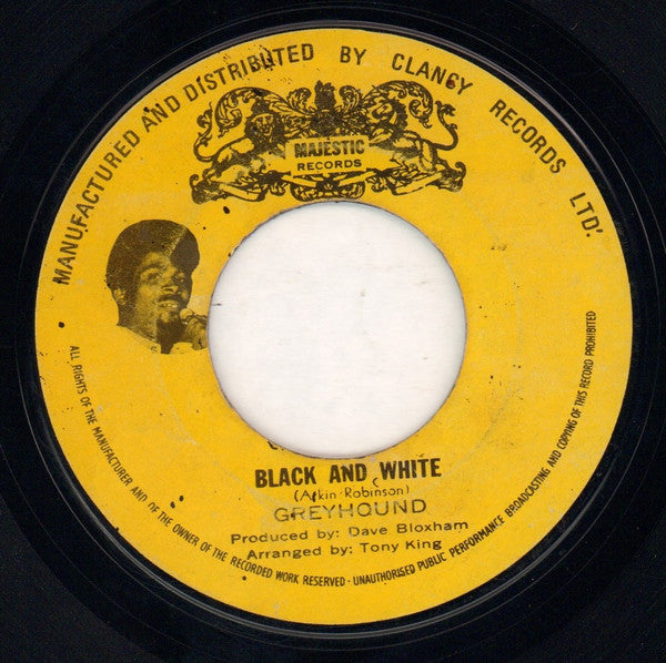 Greyhound - Black And White / Sand In Your Shoes - 1971