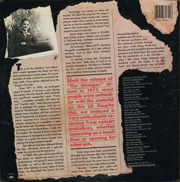 Billy Joel - Songs In The Attic - 1981