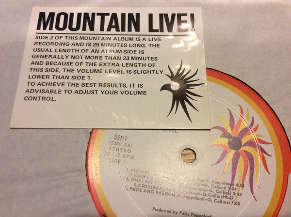 Mountain - Flowers Of Evil Vinyl Record