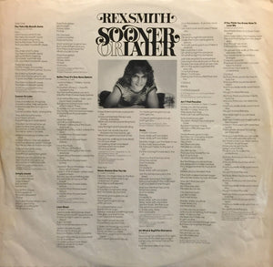 Rex Smith - Sooner Or Later - 1979