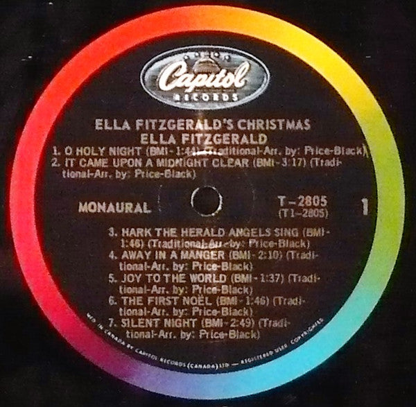 Ella Fitzgerald - Ella Fitzgerald's Christmas Vinyl Record