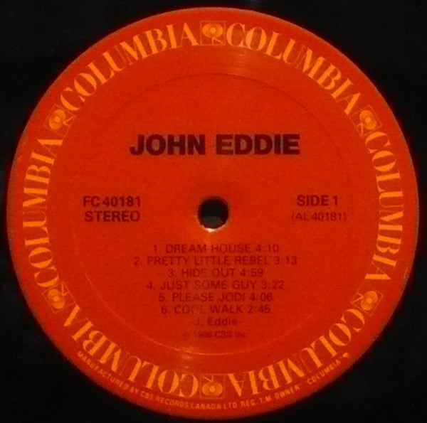 John Eddie - John Eddie Vinyl Record