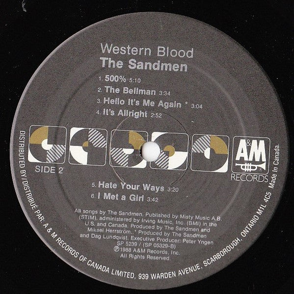 Sandmen (2), The - Western Blood - 1989