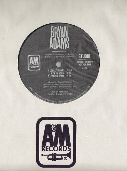 Bryan Adams - You Want It, You Got It - Live - 1981