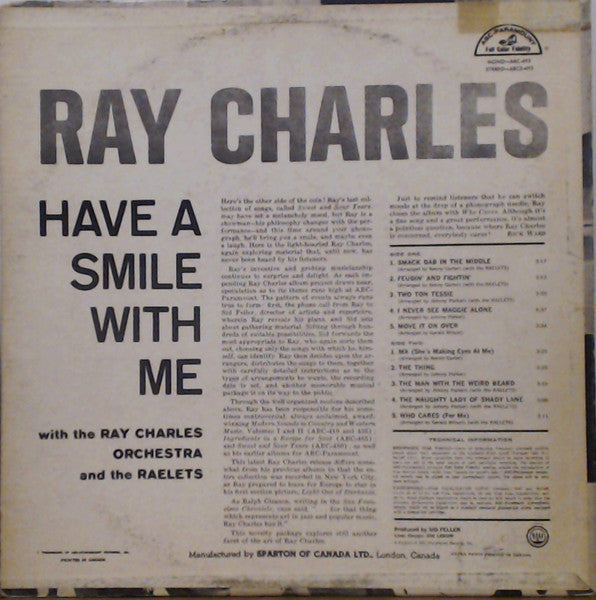Ray Charles - Have A Smile With Me - 1964