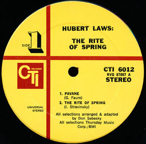 Hubert Laws - The Rite Of Spring - 1971
