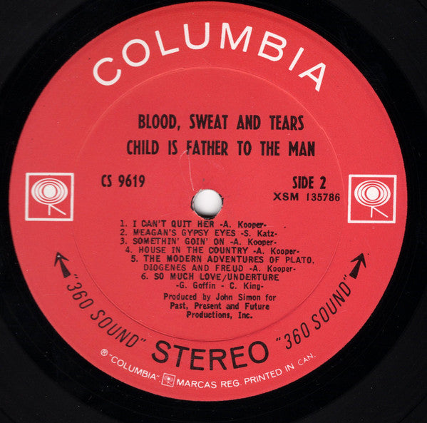 Blood, Sweat And Tears - Child Is Father To The Man - 1968