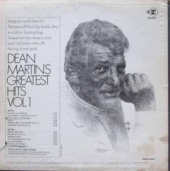 Dean Martin - Dean Martin's Greatest Hits! Vol. 1