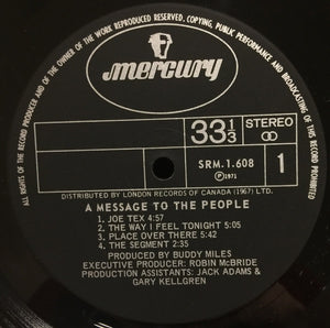 Buddy Miles - A Message To The People - 1971