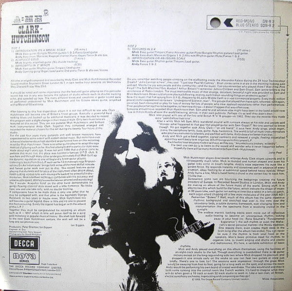 Clark-Hutchinson - A=MH² - 1970