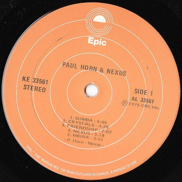 Paul Horn - Paul Horn + Nexus