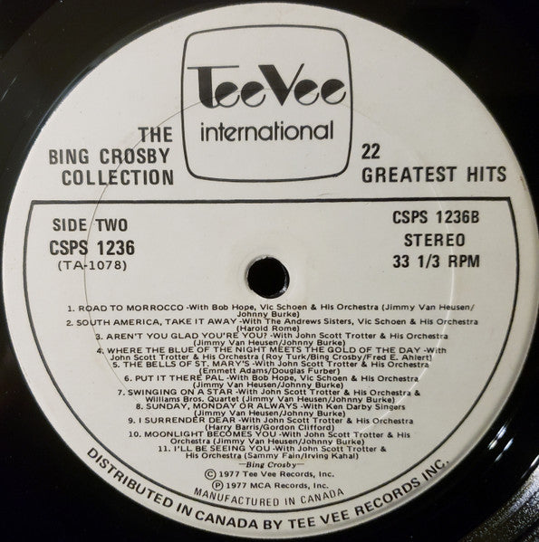 Bing Crosby - The Bing Crosby Collection - 1977