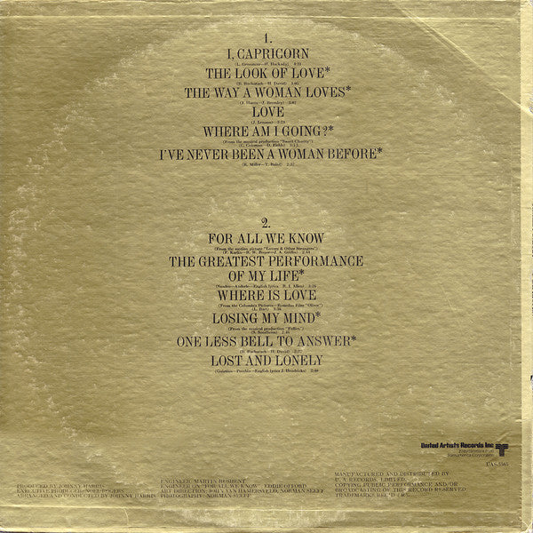 Shirley Bassey - I, Capricorn - 1972