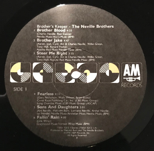 Neville Brothers, The - Brother's Keeper - 1990