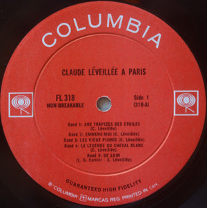 Claude Léveillée - Claude Léveillée À Paris