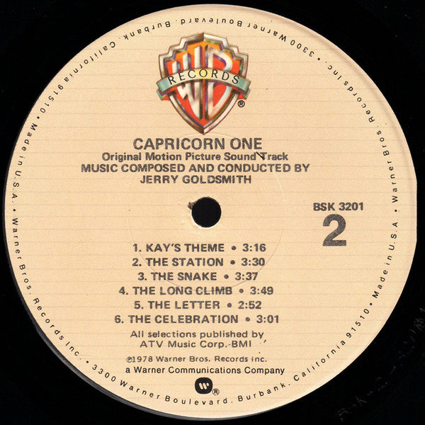 Jerry Goldsmith - Capricorn One: Original Motion Picture Sound Track
