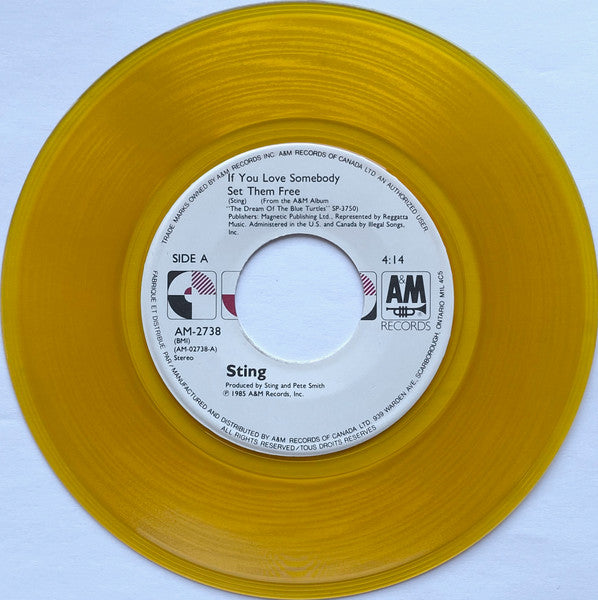 Sting - If You Love Somebody Set Them Free - 1985