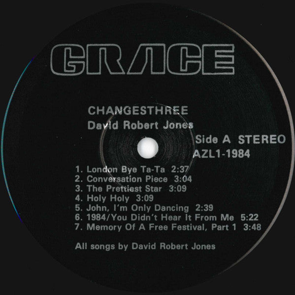 David Robert Jones - ChangesThree - 1983