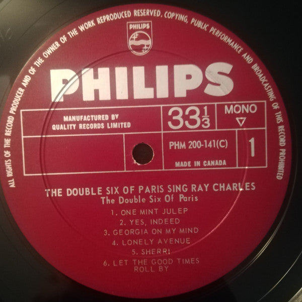 Les Double Six - Sing Ray Charles