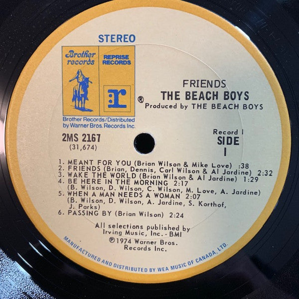 Beach Boys, The - Friends & Smiley Smile - 1974