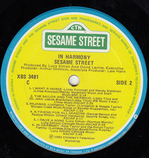 Various -  In Harmony - A Sesame Street Record  - 1980