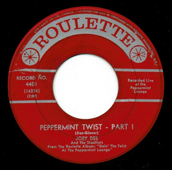 Joey Dee & The Starliters - Peppermint Twist