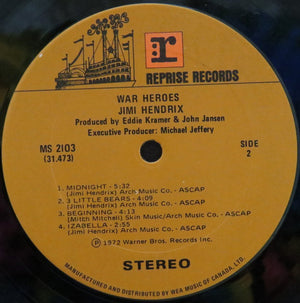 Jimi Hendrix - War Heroes