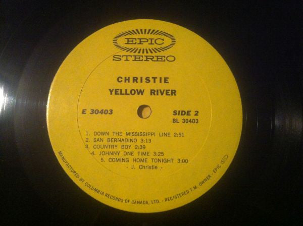 Christie - Yellow River - 1970