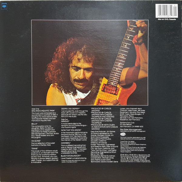 Carlos Santana - Blues For Salvador - 1987