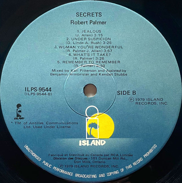 Robert Palmer - Secrets