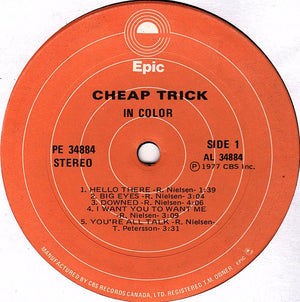 Cheap Trick - In Color Vinyl Record