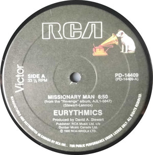 Eurythmics - Missionary Man Vinyl Record