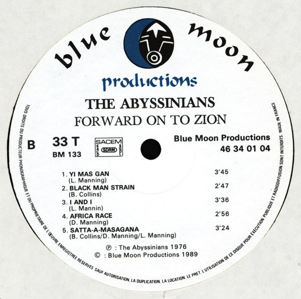 The Abyssinians - Forward On To Zion