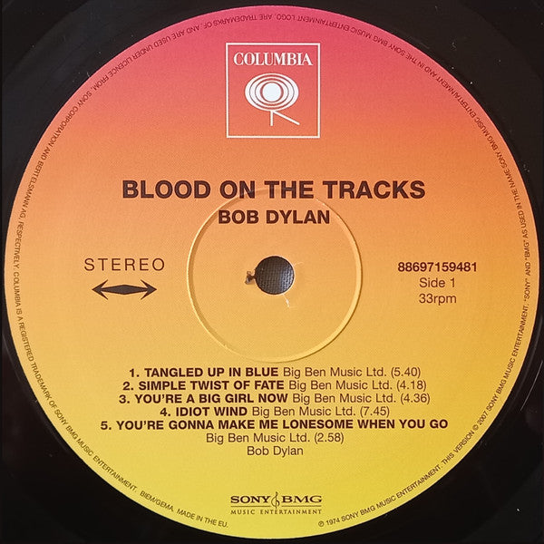 Bob Dylan - Blood On The Tracks