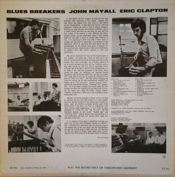 John Mayall With Eric Clapton - Blues Breakers -
