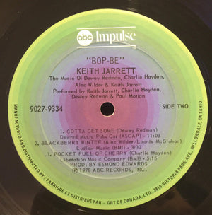 Keith Jarrett - Bop-Be - 1978
