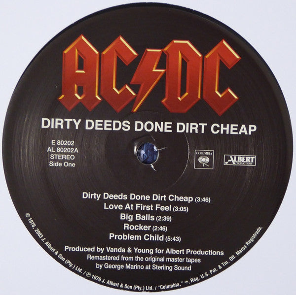 AC/DC - Dirty Deeds Done Dirt Cheap - 2003