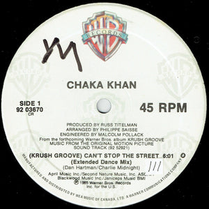 Chaka Khan - (Krush Groove) Can't Stop The Street - 1985