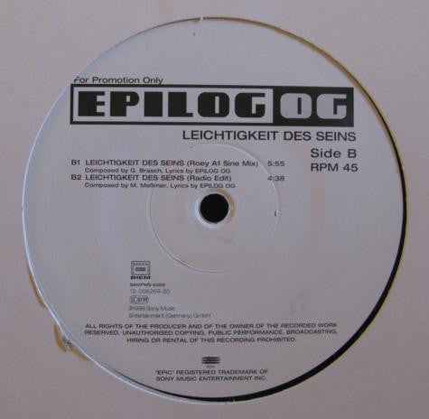 Epilog O.G. - Leichtigkeit Des Seins