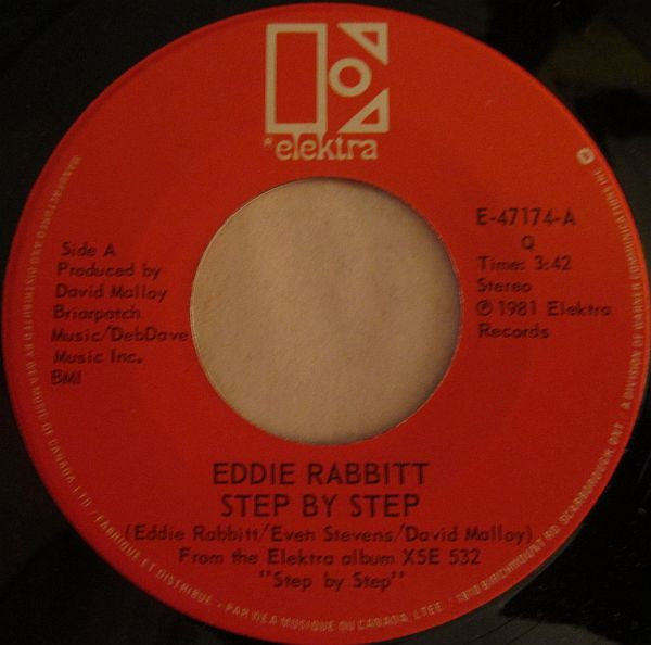Eddie Rabbitt - Step By Step / My Only Wish - 1981