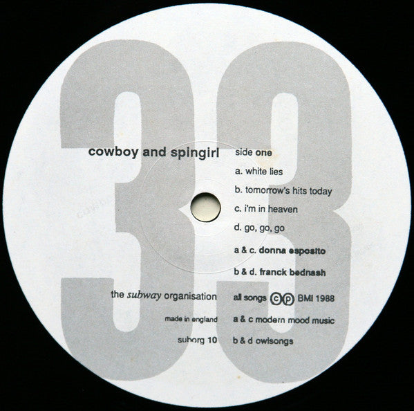 Cowboy & Spin Girl - Cowboy And Spin Girl - 1989