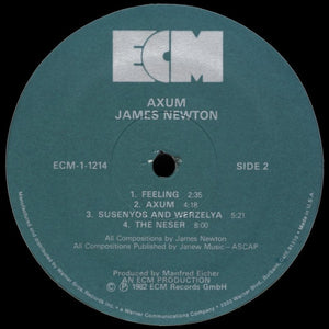 James Newton  - Axum Vinyl Record