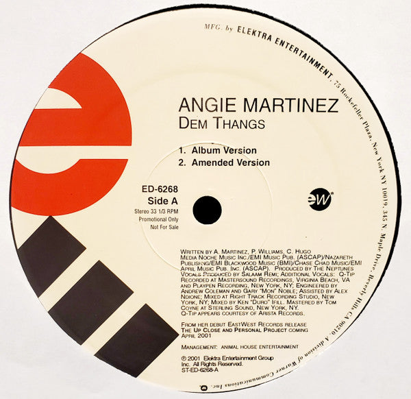 Angie Martinez - Dem Thangs - 2001