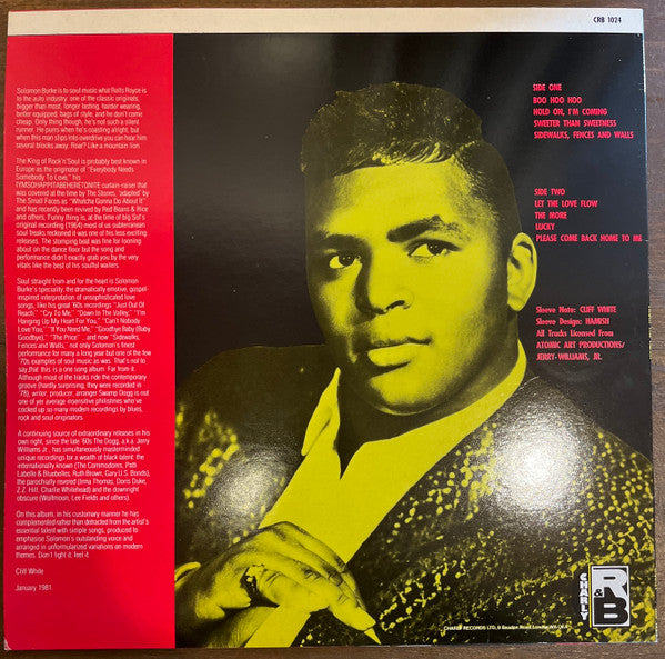 Solomon Burke - From The Heart - 1981